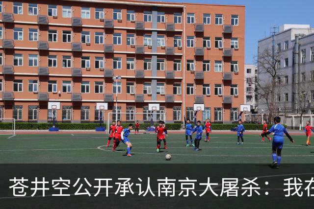 苍井空公开承认南京大屠杀：我在上学时学到过，一切的根源都在于战争